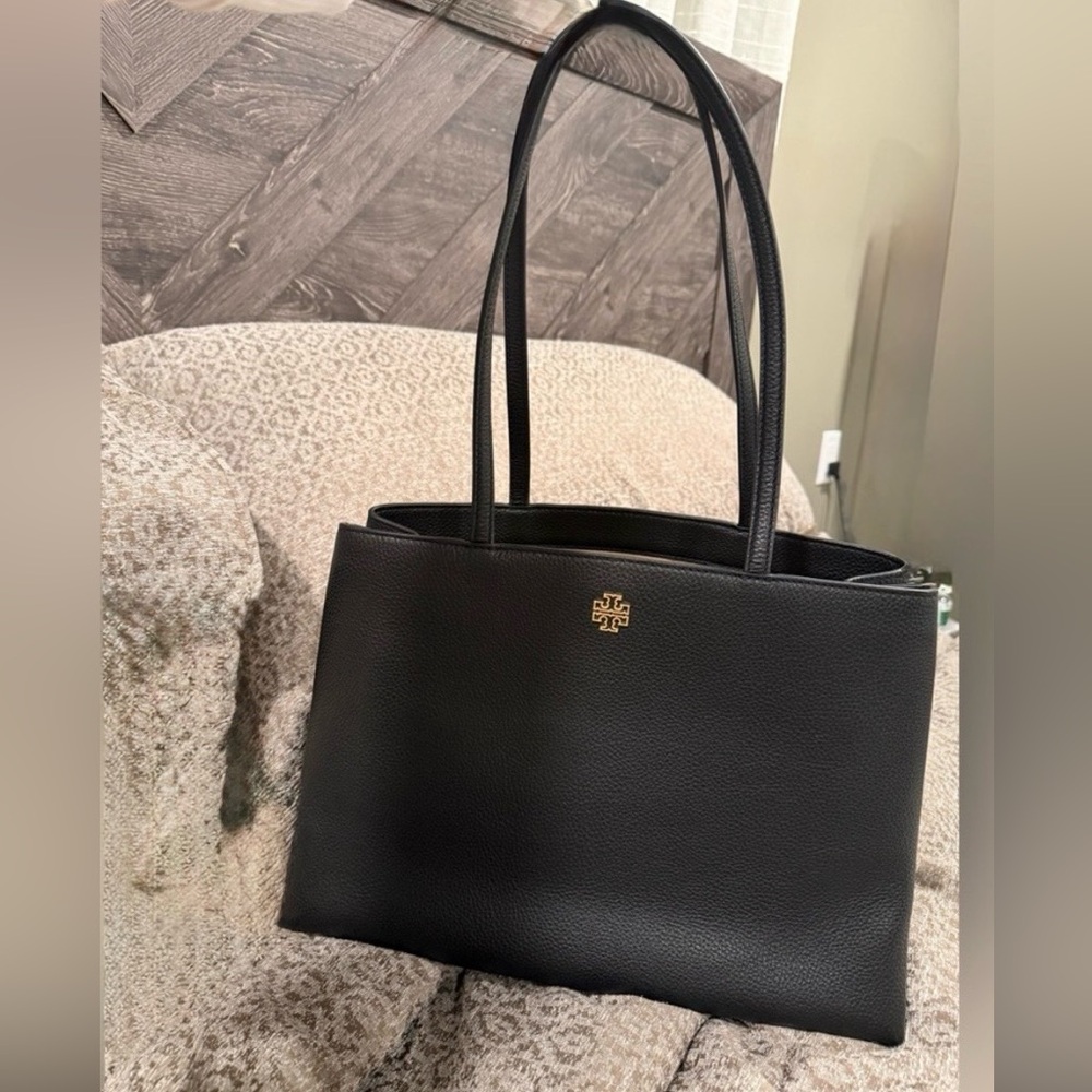 Tory Burch Black Leather Tote